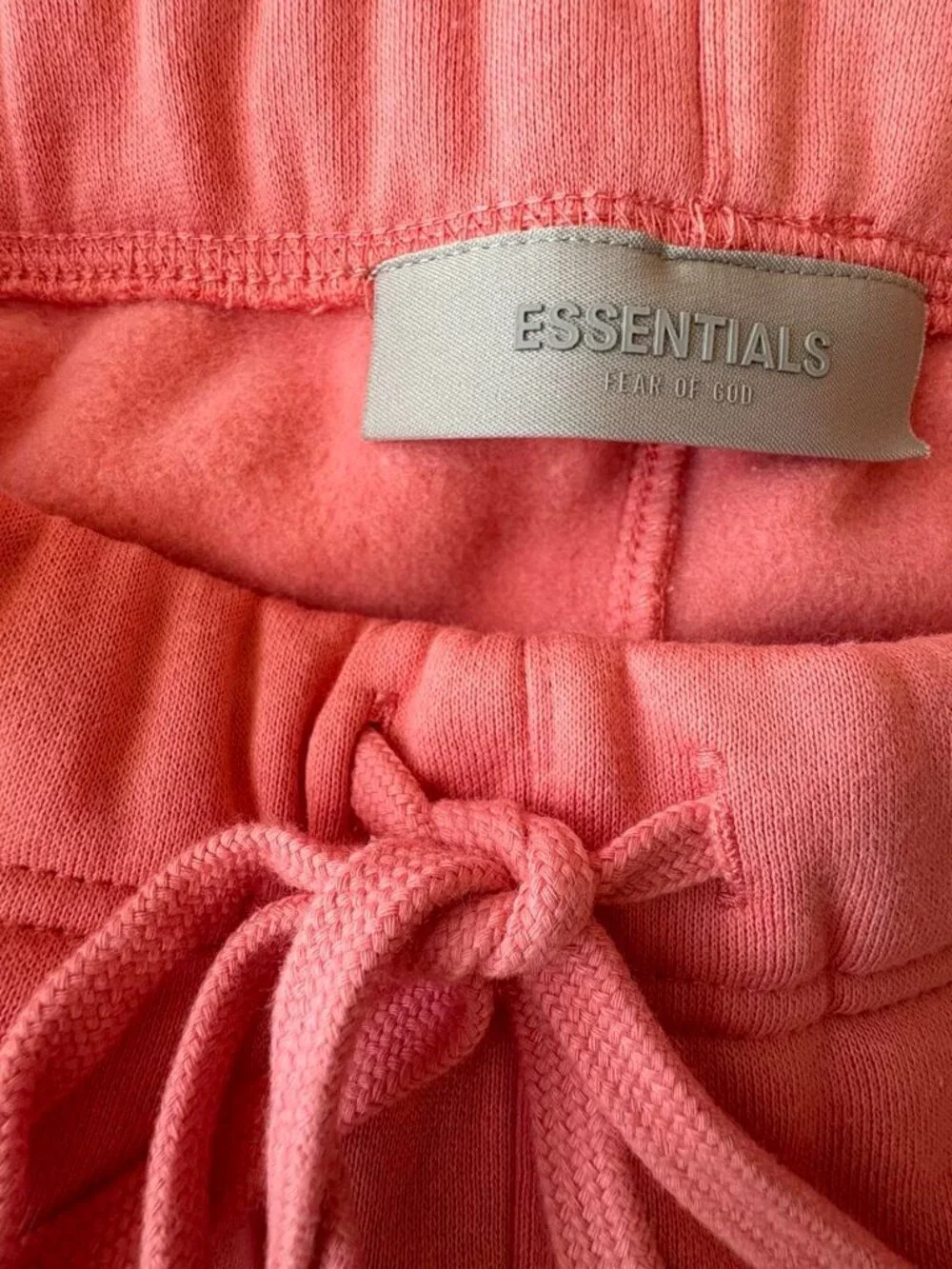 Fear Of God Essentials Coral SS22 Cuffed Sweatpants